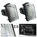 2Pcs Led License Number Plate Light Lamp Citroen C3 C4 C5 Berlingo Saxo Xsara