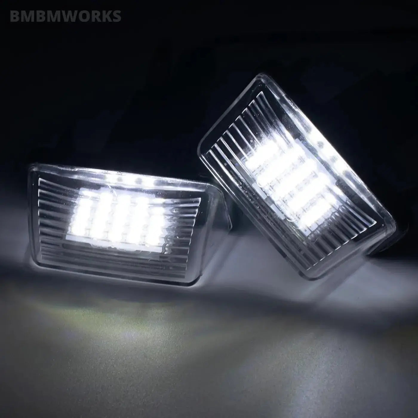 2Pcs Led License Number Plate Light Lamp Citroen C3 C4 C5 Berlingo Saxo Xsara