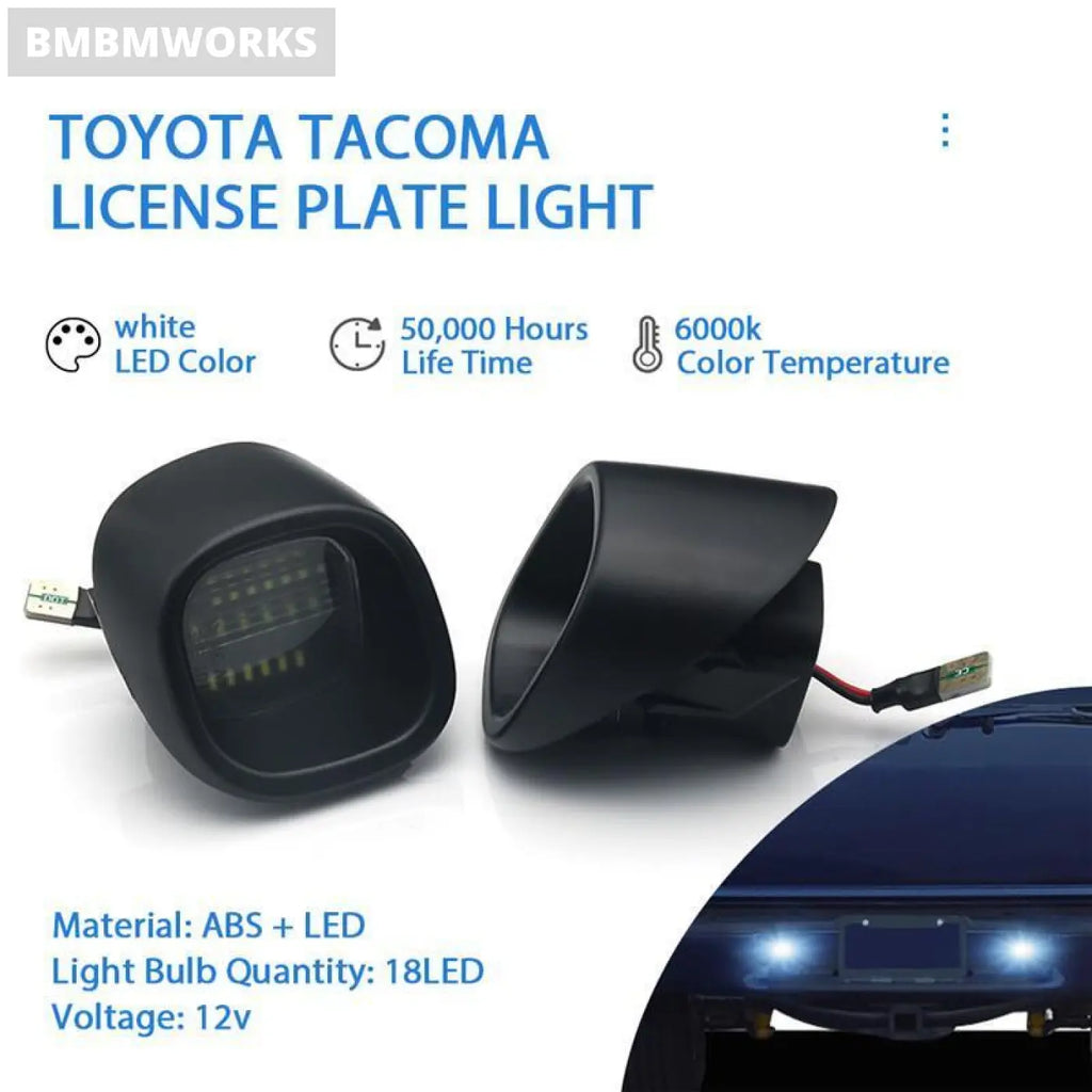 2Pcs Led License Plate Light Tag Lamp Gmc Jimmy Sonoma Oldsmobile Bravada Chevy