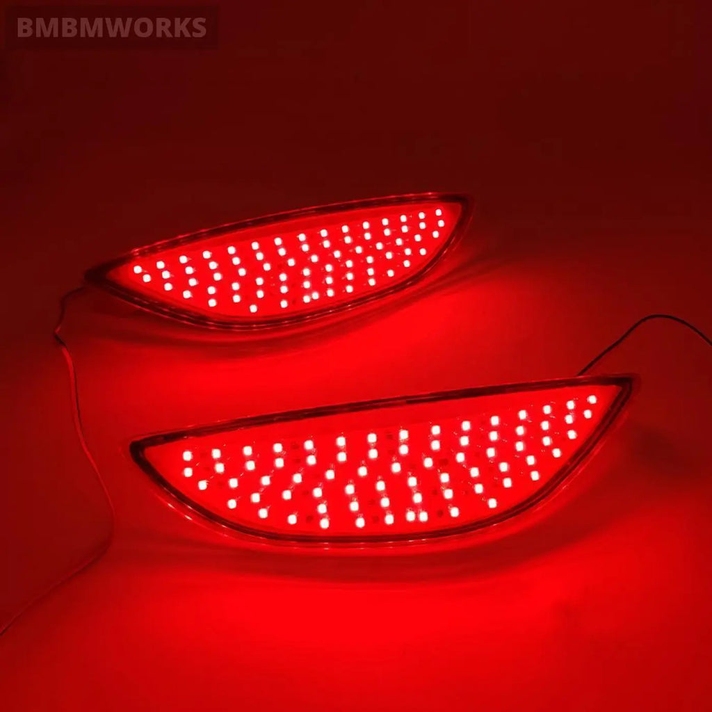 2Pcs Led Rear Bumper Light Hyundai Accent Verna Brio Solaris 2008-2015