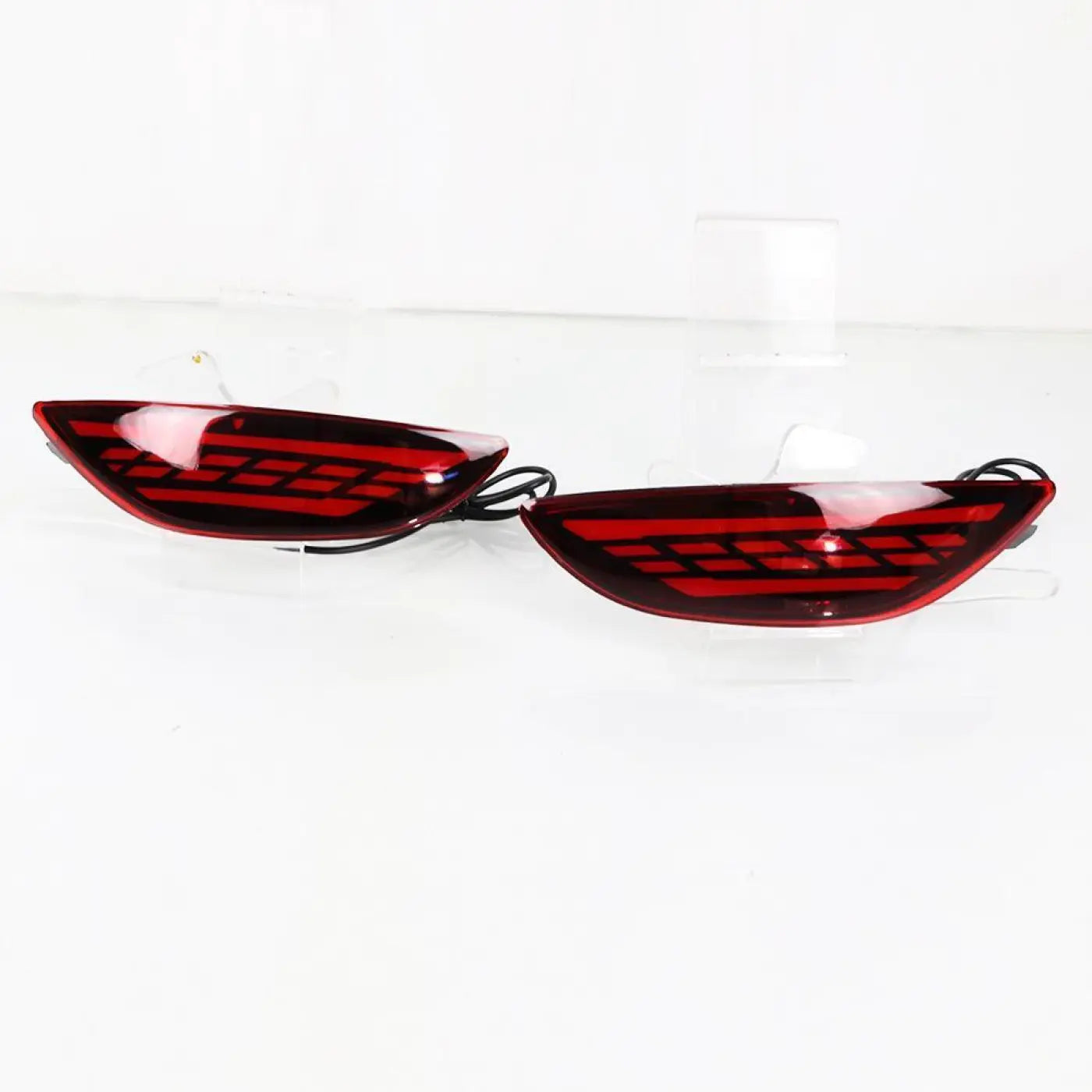 2Pcs Led Rear Bumper Light Hyundai Accent Verna Brio Solaris 2008-2015