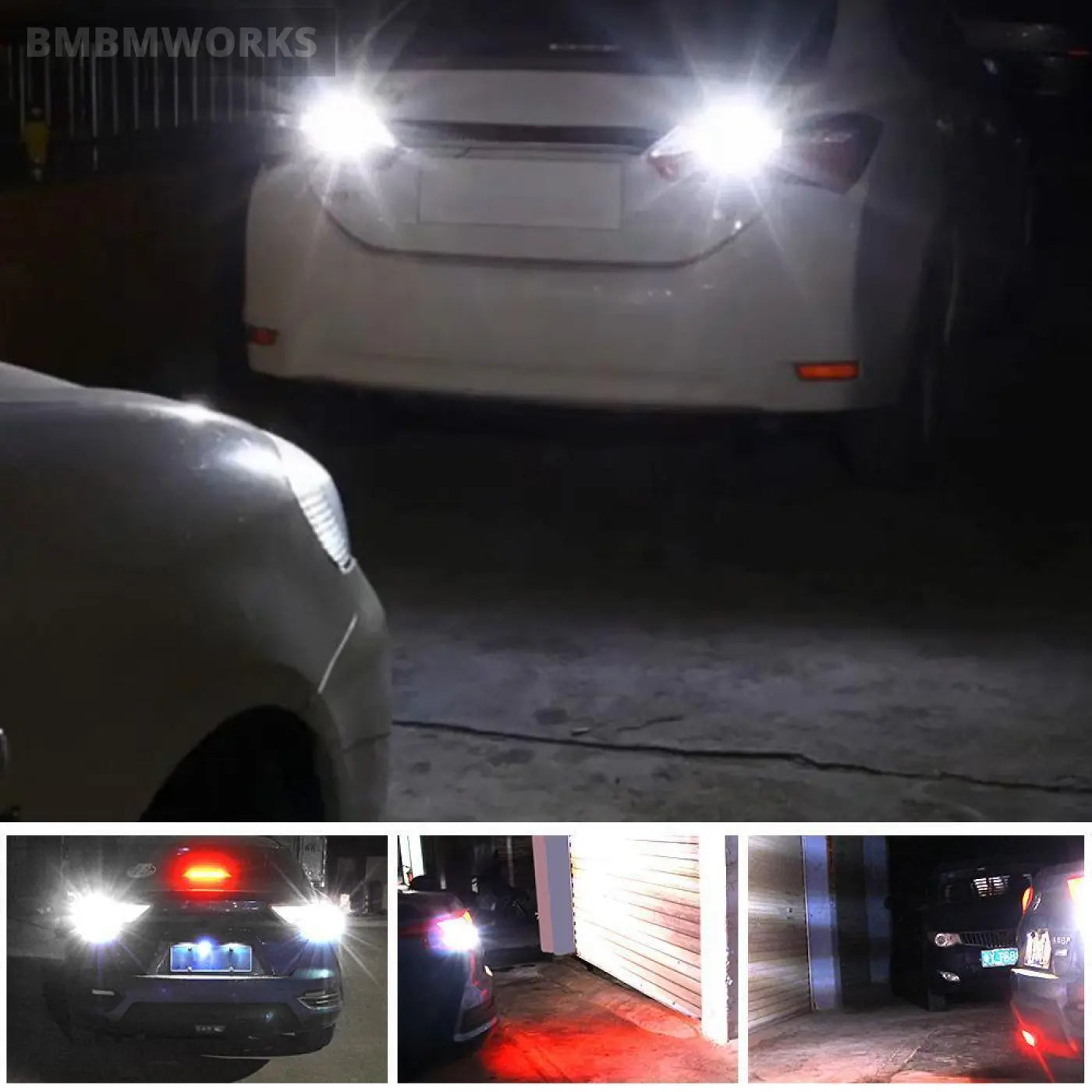 2Pcs Led Reverse Light Lamp Mitsubishi Galant Grandis Lancer Outlander Pajero