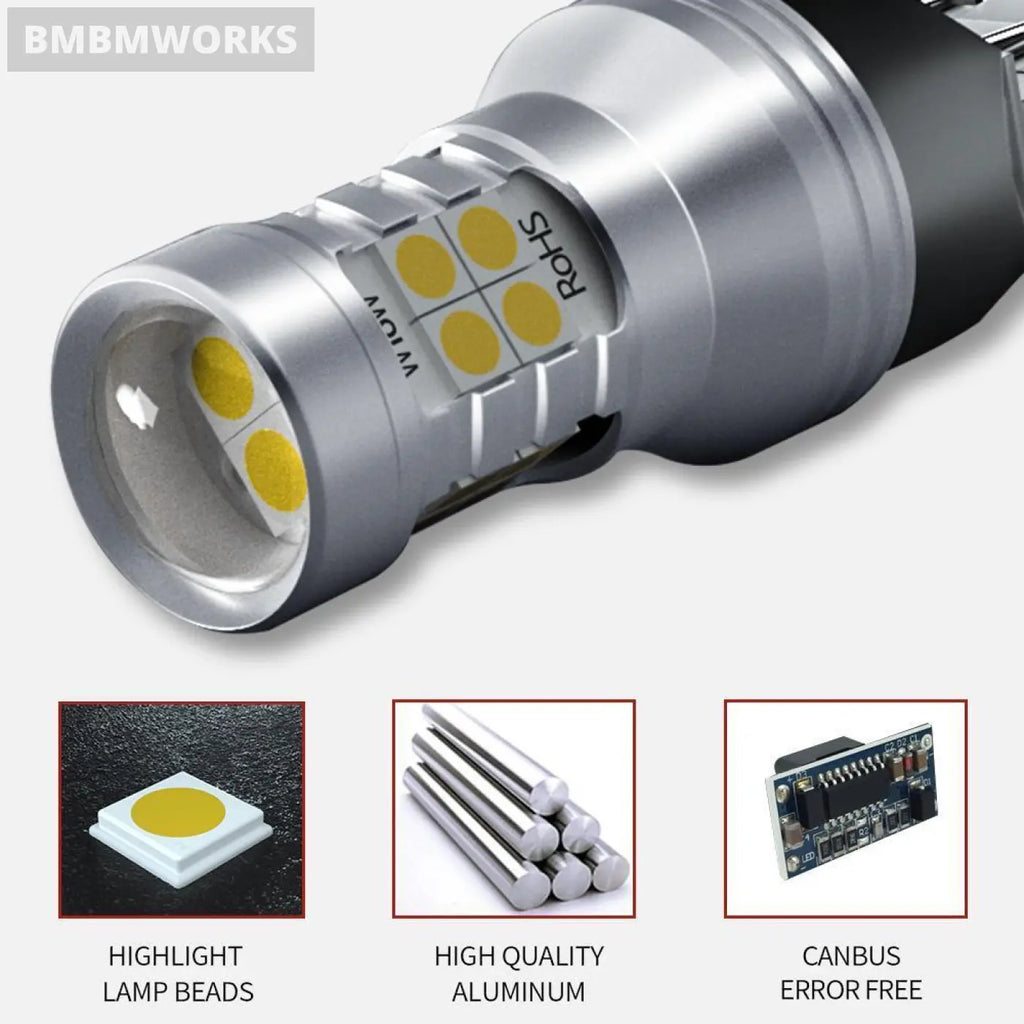 2Pcs Led Reverse Light Lamp Mitsubishi Galant Grandis Lancer Outlander Pajero