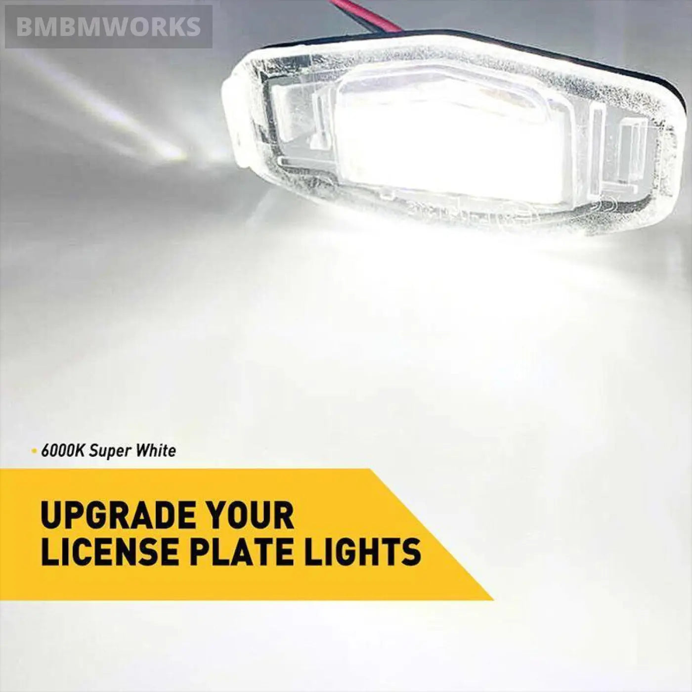 2Pcs License Plate Light Led Acura Mdx Rl Tl Tsx Rdx Ilx Honda Civic Accord