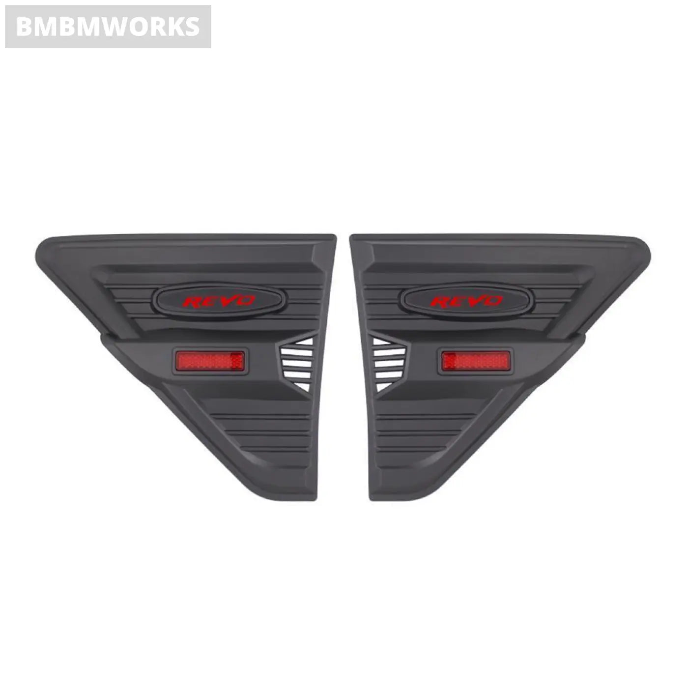 2Pcs Matte Black Side Vent Cover Toyota Hilux Revo 2015-2020