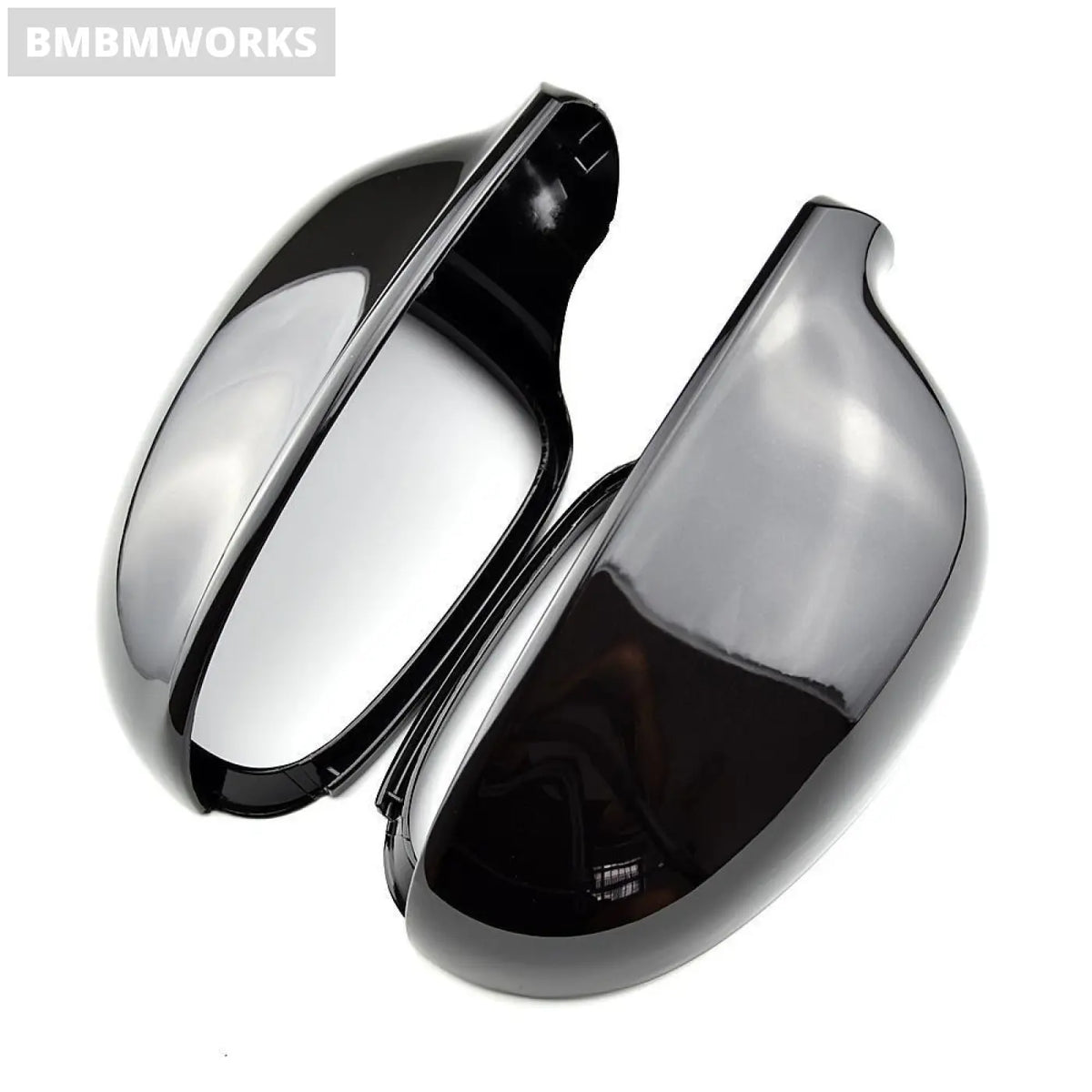 2Pcs Mirror Cover Rearview Side Cap Vw Volkswagen Passat B6 R36 Golf 5 Jetta Mk5