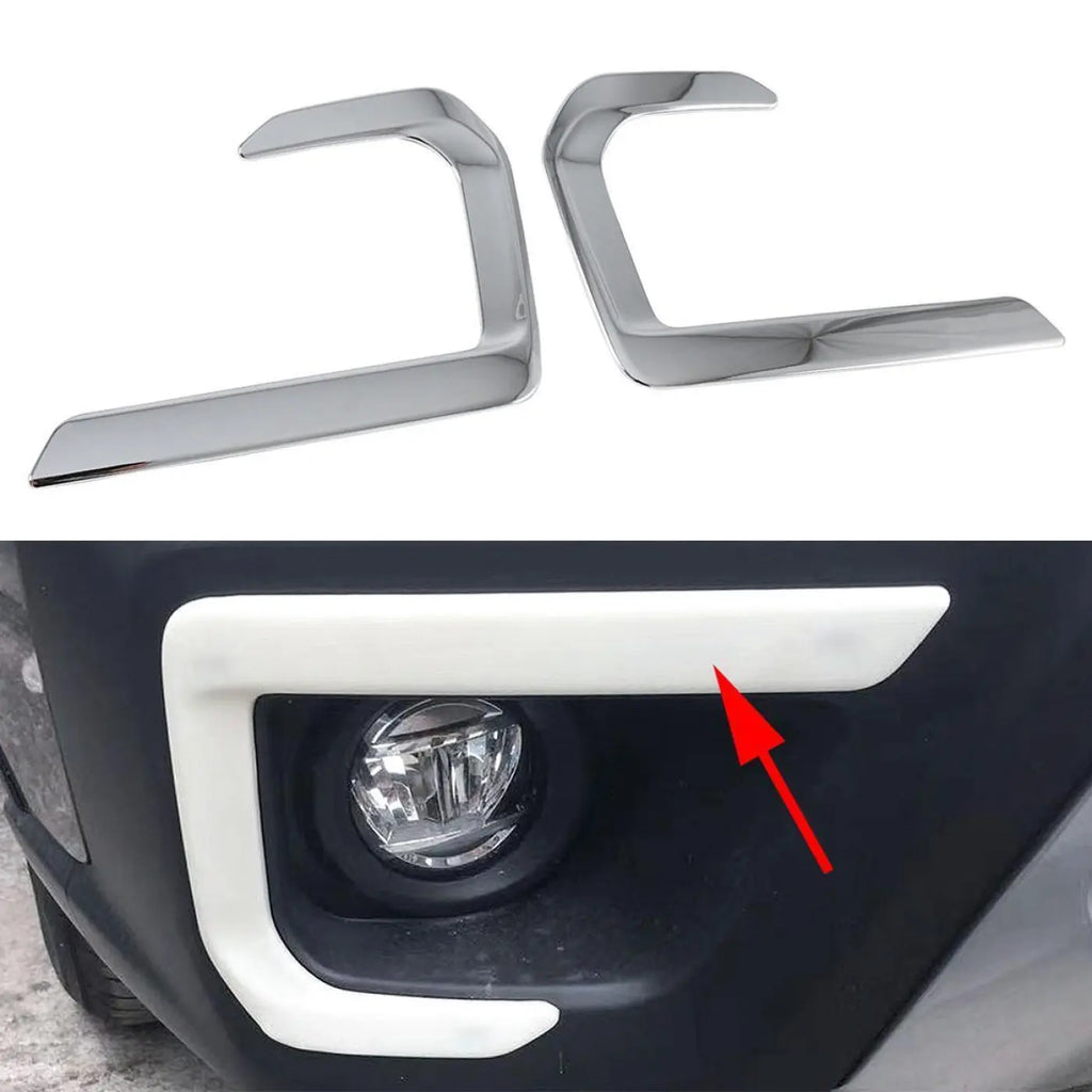 2Pcs/Pair Front Fog Light Lamp Eyebrow Cover Subaru Outback Bt 2020 2021 2022