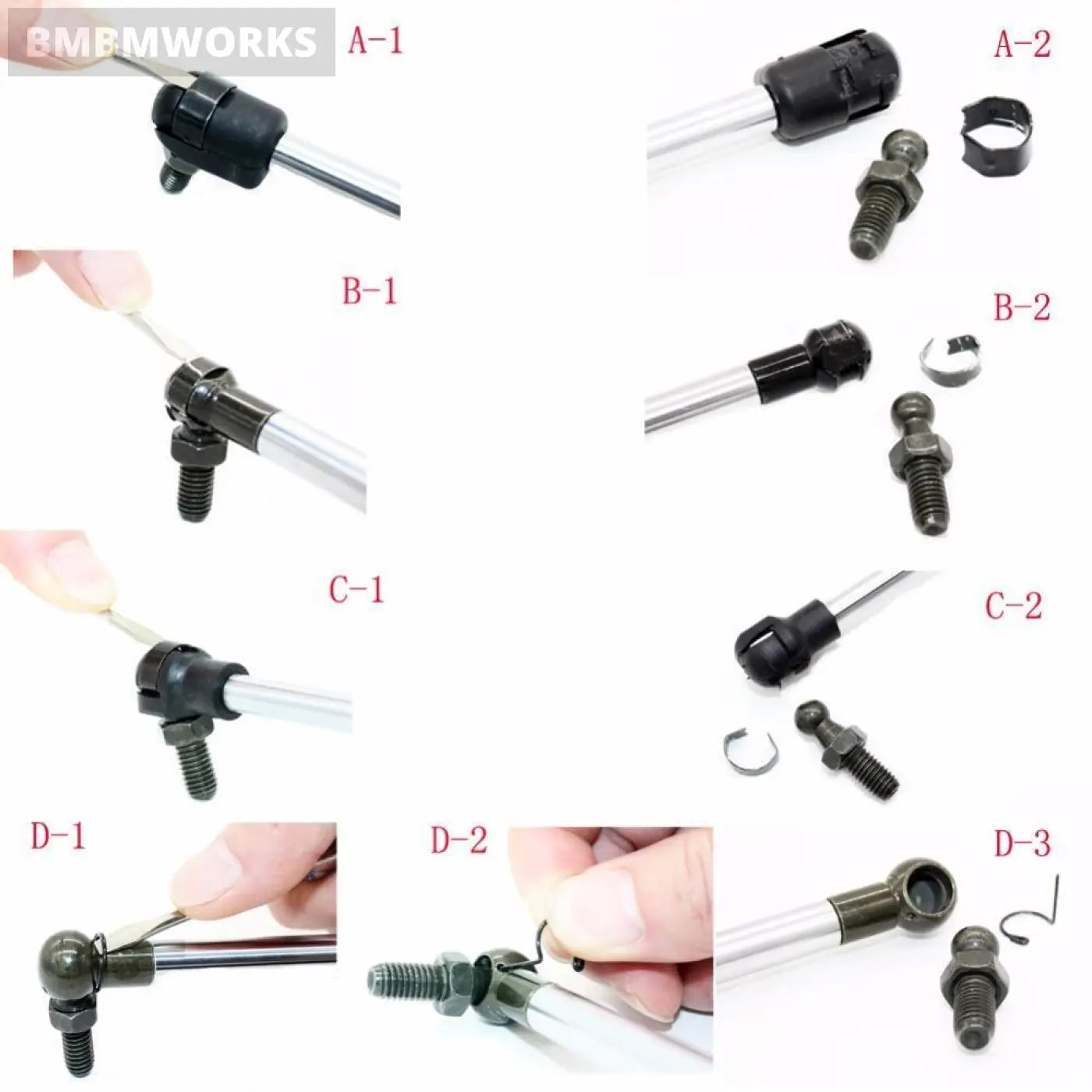 2Pcs/Pair Lift Supports Gas Struts Chevrolet Blazer For Oldsmobile Bravada 96-04