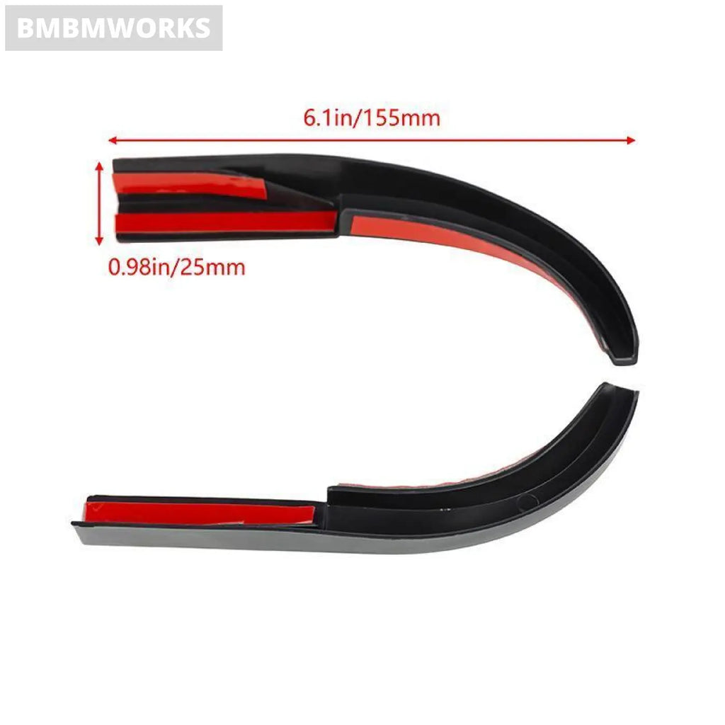 2Pcs/Pair Roof Rainwater Gutter Extension Jeep Wrangler Jk 2007-2017