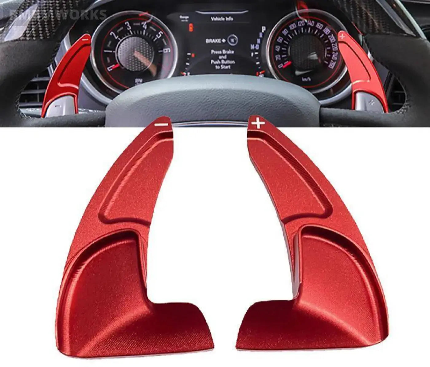 2Pcs/Pair Steering Wheel Shift Paddle Dodge Charger Challenger Durango Jeep