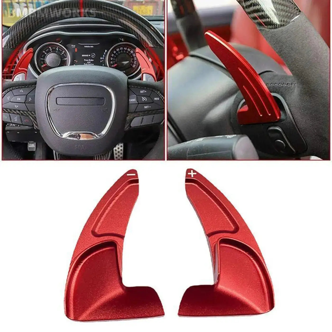 2Pcs/Pair Steering Wheel Shift Paddle Dodge Charger Challenger Durango Jeep