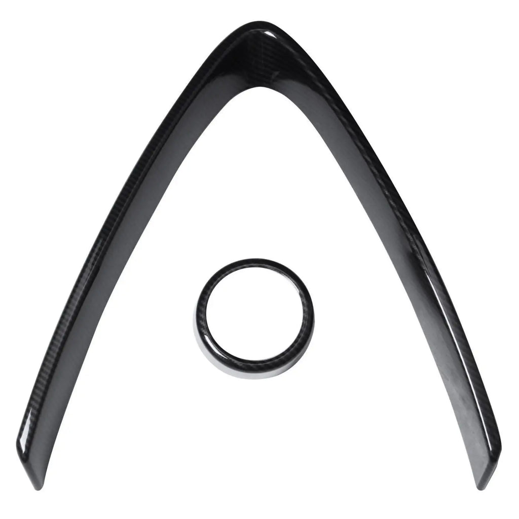 2Pcs Plastic Front Grill Decoration Frame Trim Alfa Romeo Stelvio 2017-2018