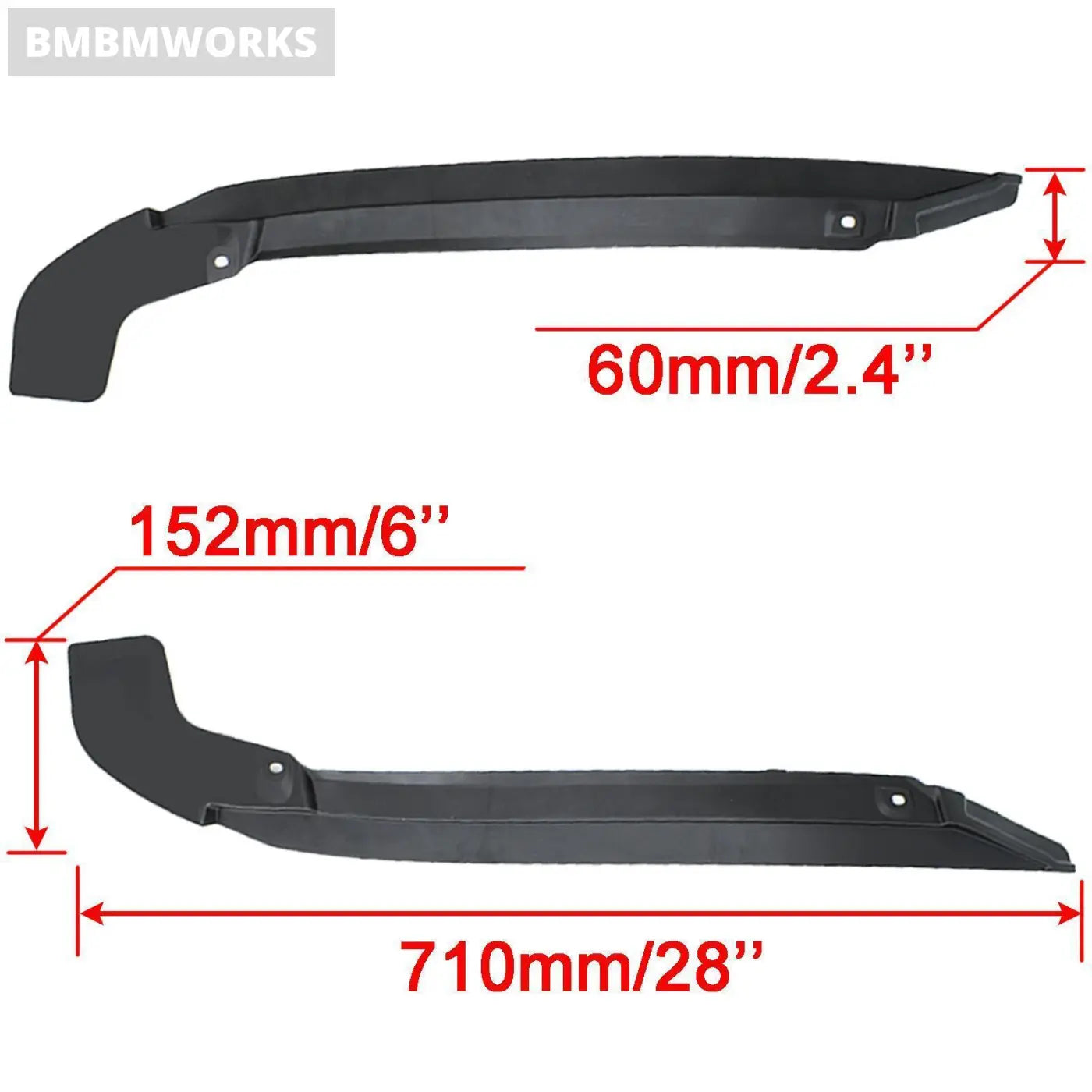 2Pcs Rear Fender Liner Splash Guard Mud Flap Mudflaps Toyota Land Cruiser Prado