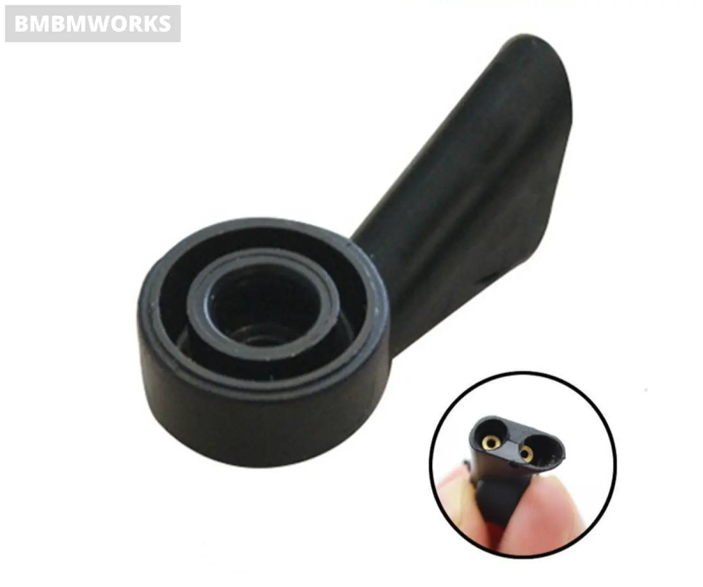 2Pcs Rear Tailgate Window Wiper Arm Cap Cover Washer Nozzle Jet Set For Audi