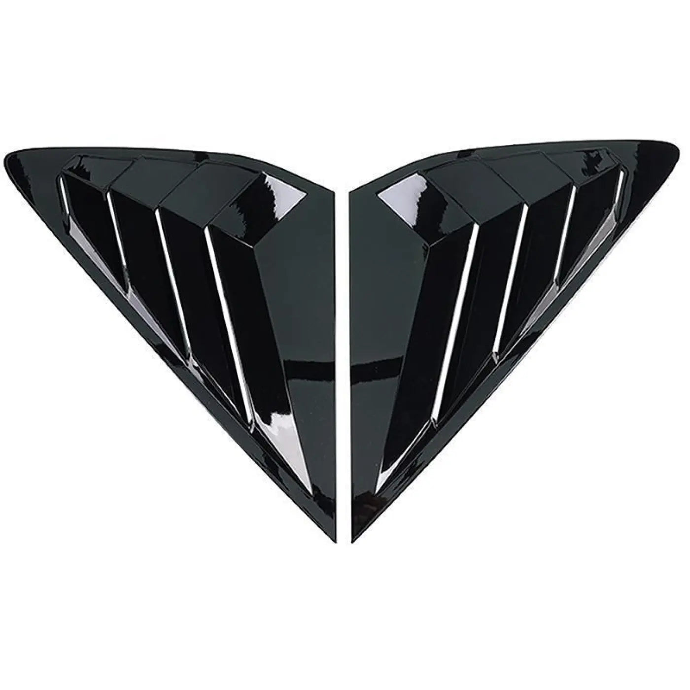 2Pcs Rear Window Scoop Louver Shutter Sticker Cover Honda Accord 2023