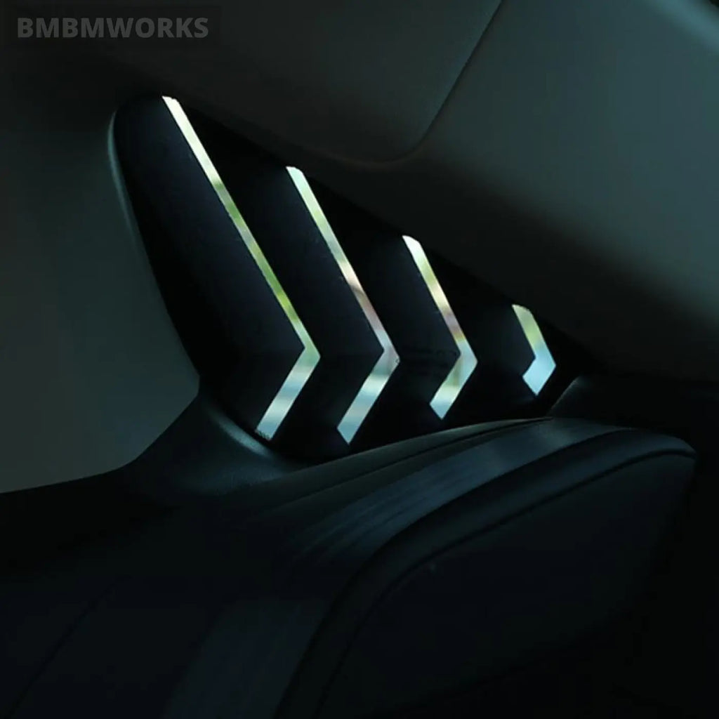 2Pcs Rear Window Scoop Louver Shutter Sticker Cover Honda Accord 2023