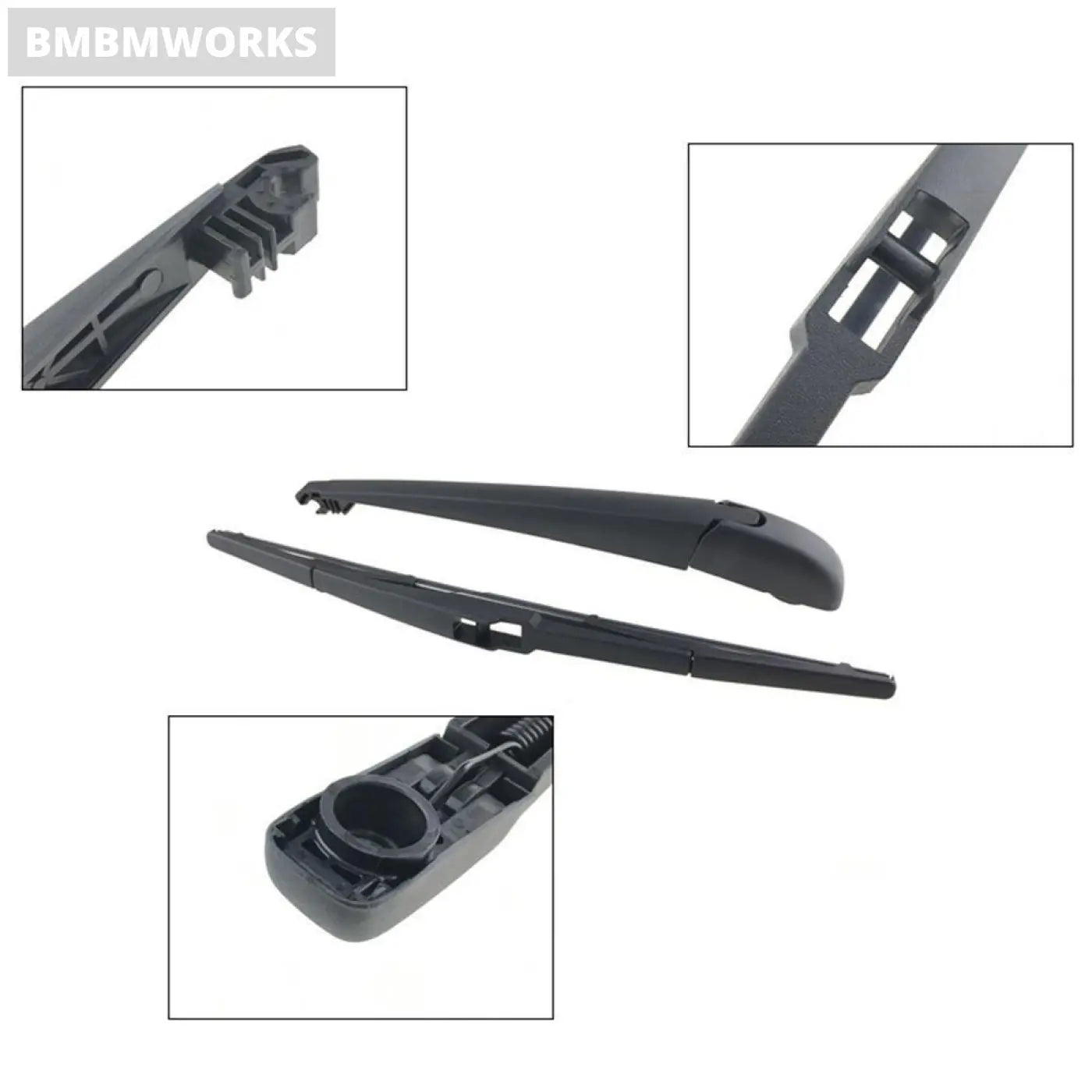 2Pcs Rear Wiper Blade Arm Kit Jeep Cherokee Kl Chrysler Pacifica