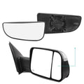 2Pcs Rearview Mirror Lower Tow Glass Dodge Ram 1500 2500 3500 4500 5500