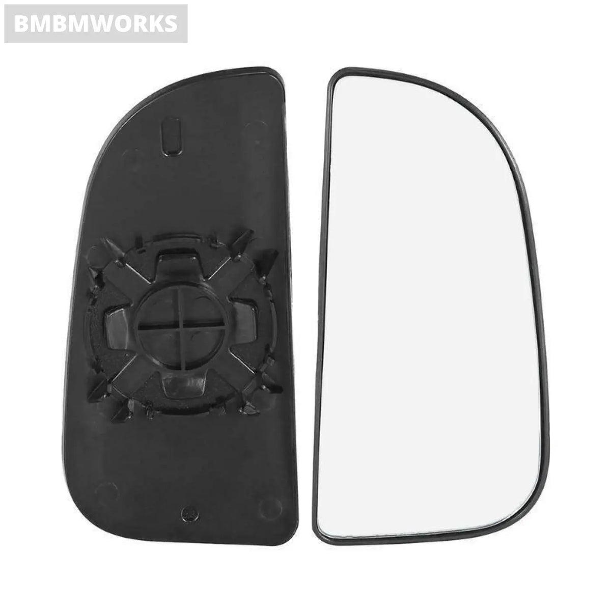2Pcs Rearview Mirror Lower Tow Glass Dodge Ram 1500 2500 3500 4500 5500