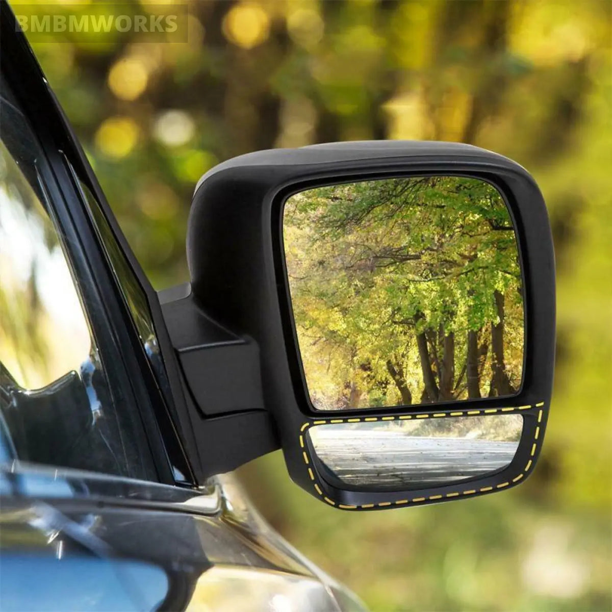 2Pcs Rearview Mirror Lower Tow Glass Dodge Ram 1500 2500 3500 4500 5500