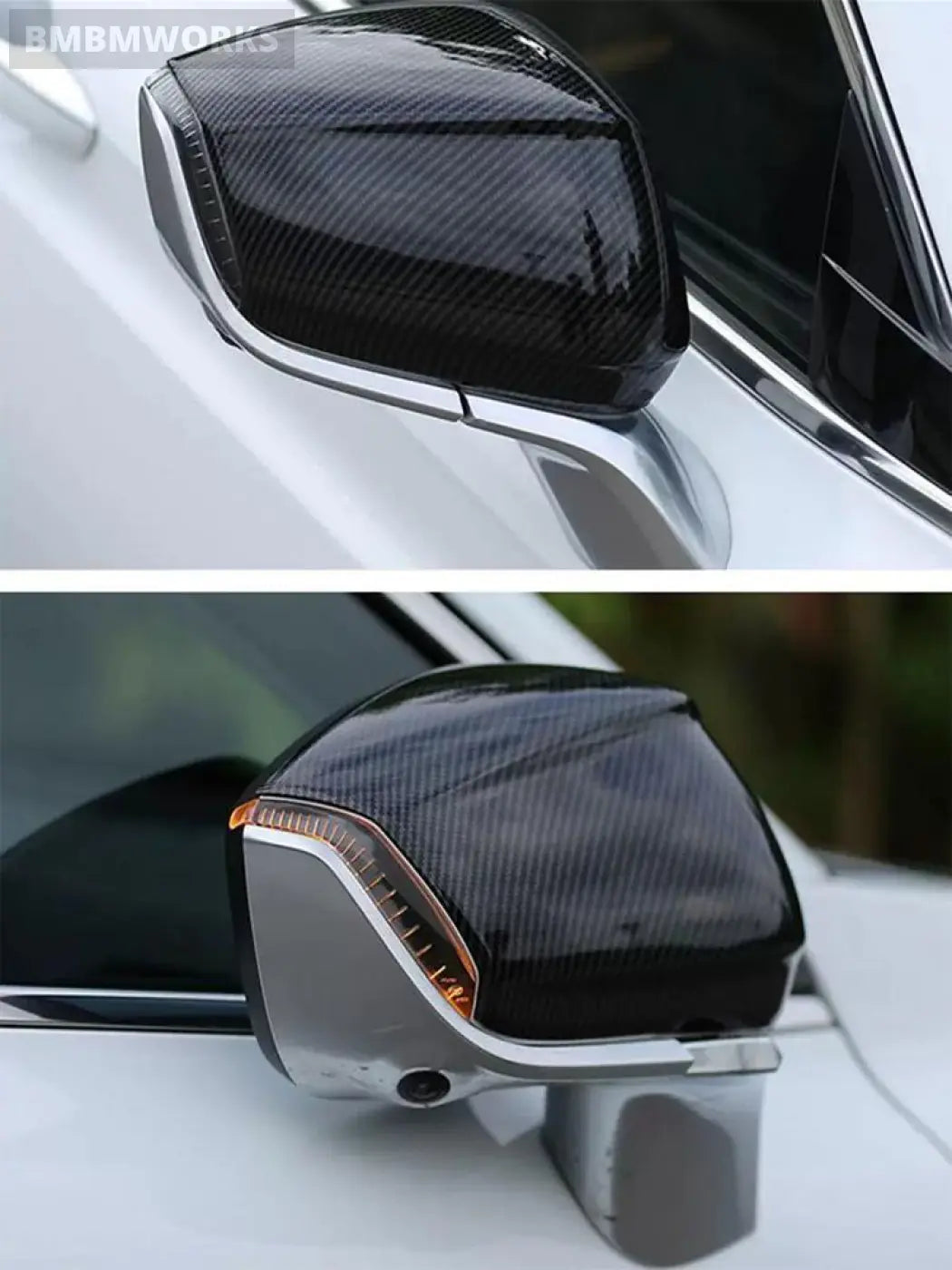 2Pcs Rearview Mirror Trim Protective Cover Geely Tugella 2022 2020 2021 Fy11