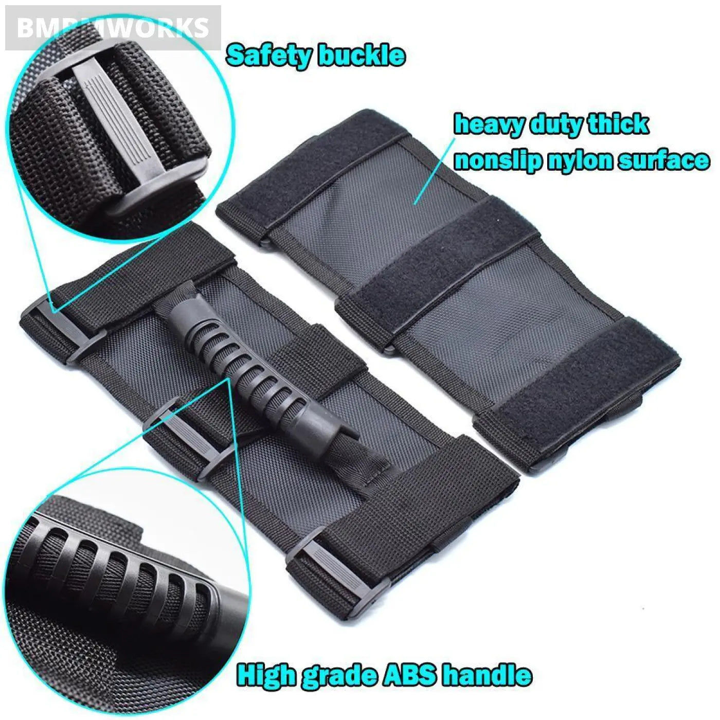 2Pcs Roof Handle Rope Jeep Wrangler Cj Yj Tj Jk Jl 1955-2020 Gladiator Jt