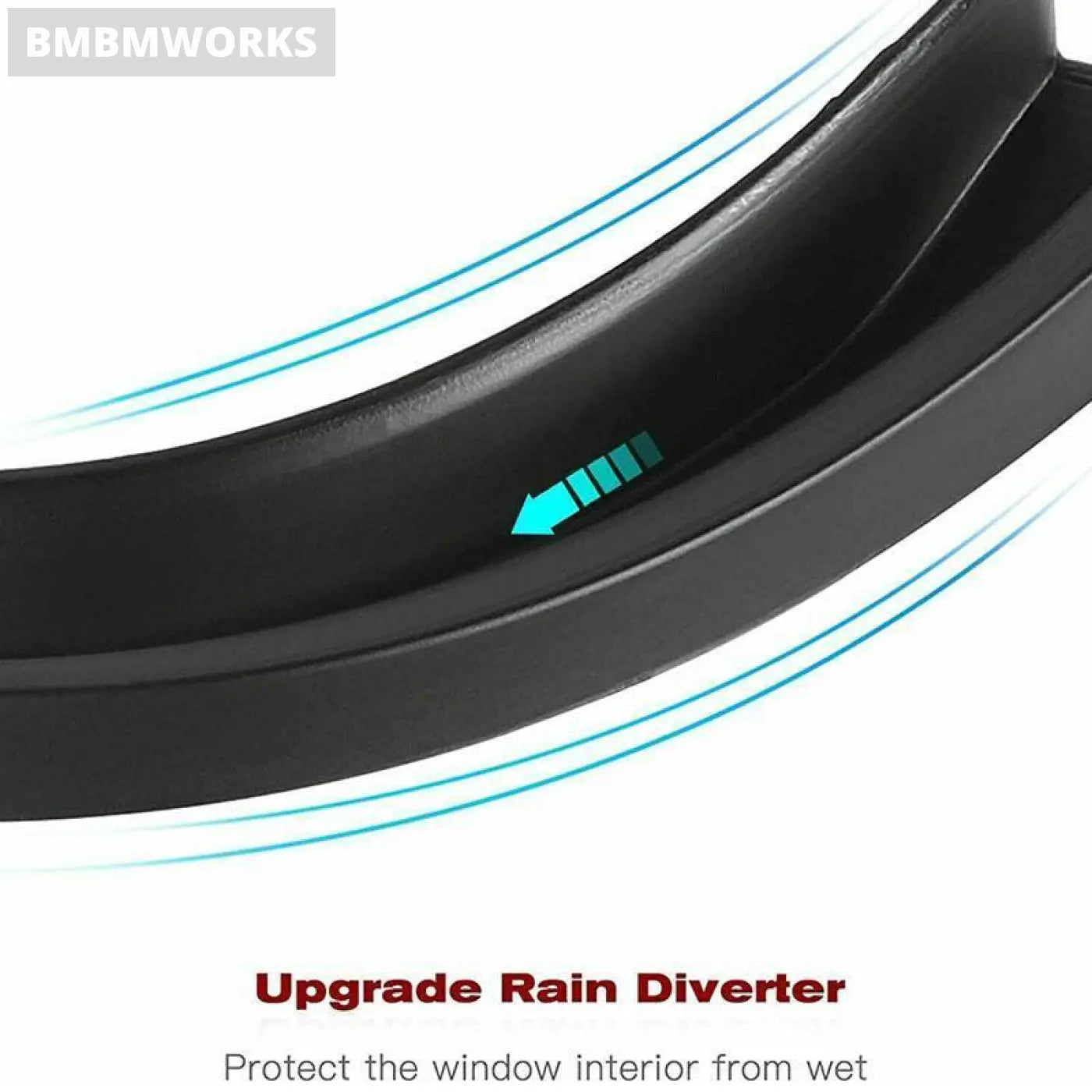 2Pcs Roof Water Rain Gutter Rainwater Shield Jeep Wrangler Jl Jlu 2018-2020 23