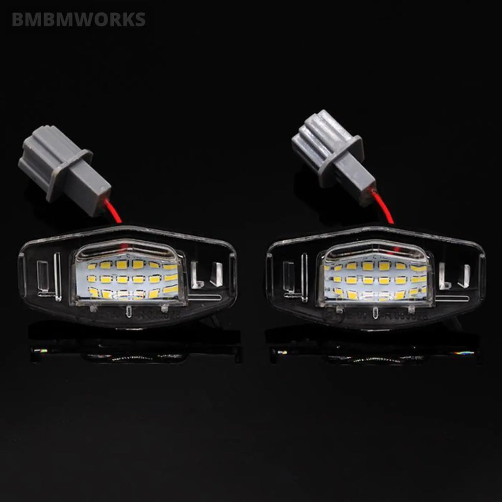 2Pcs/Set Canbus Led Number License Plate Light Lamp Honda Accord Odyssey Acura
