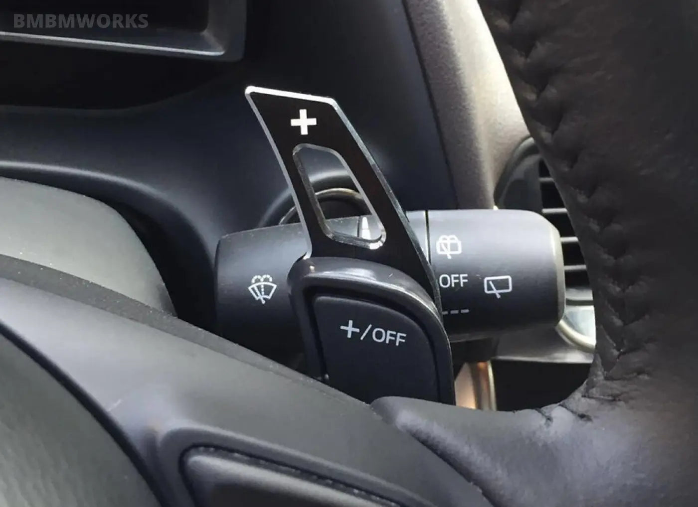 2Pcs/Set Steering Wheel Shift Paddle Shifter Extension Mazda 3 6 Cx3 Cx5 Bm Bn