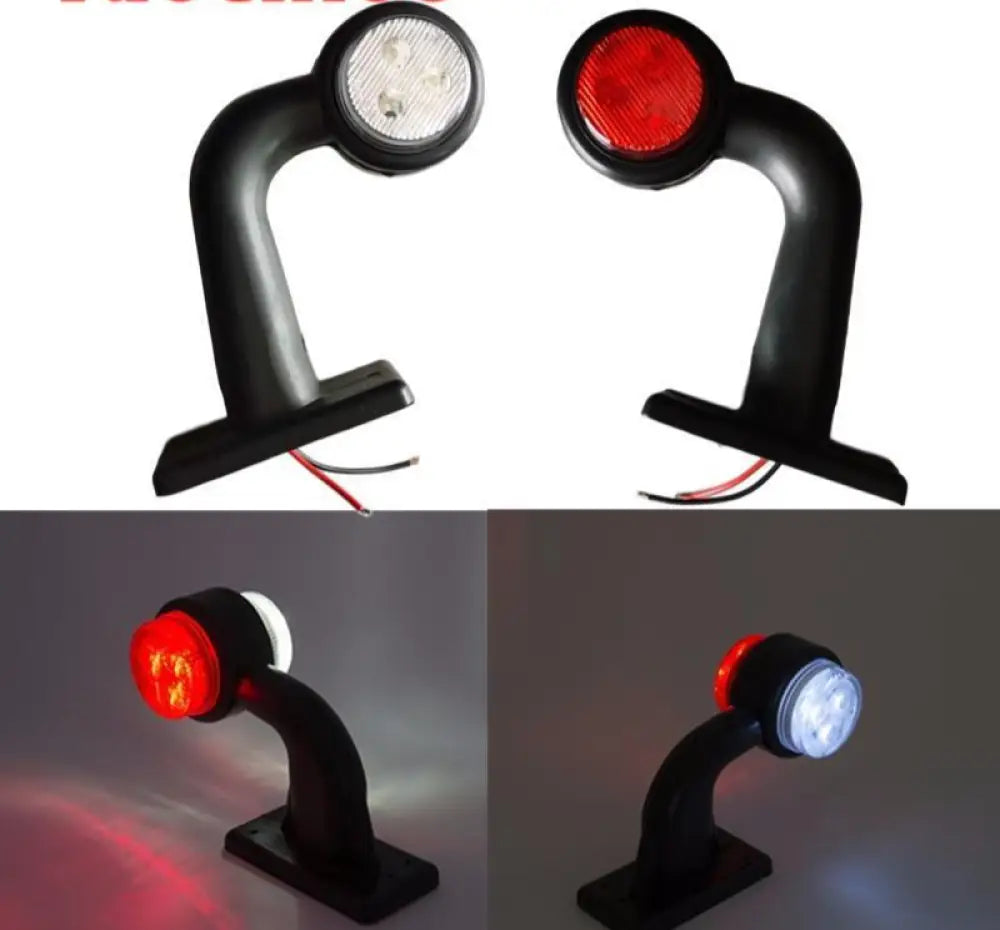 2Pcs Side Marker Indicator Light External Lights Volvo Truck Lorry Caravan