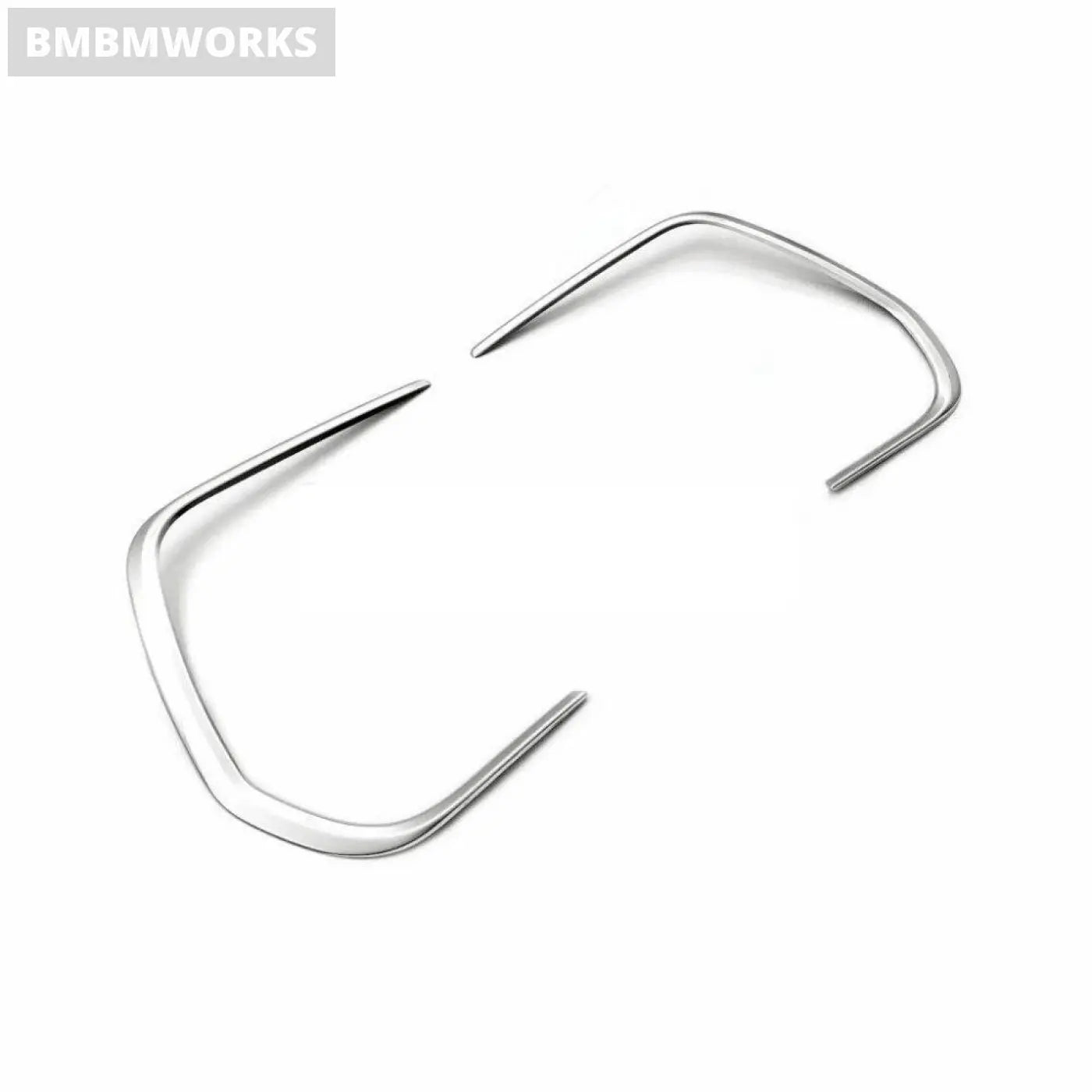 2Pcs Stainless Steel Chrome Fog Frame Volkswagen Tiguan Mk2 2020-2021 Stickers