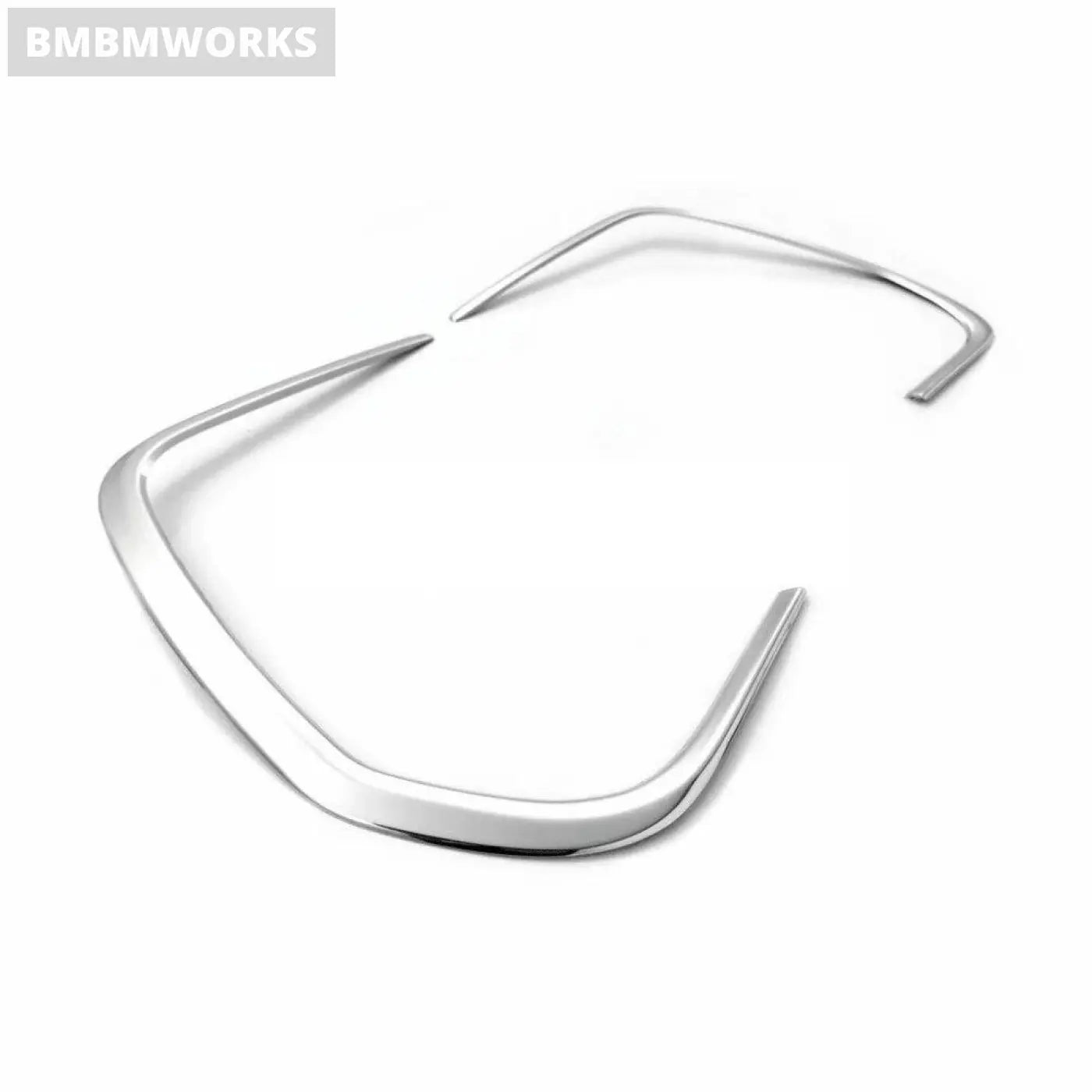 2Pcs Stainless Steel Chrome Fog Frame Volkswagen Tiguan Mk2 2020-2021 Stickers