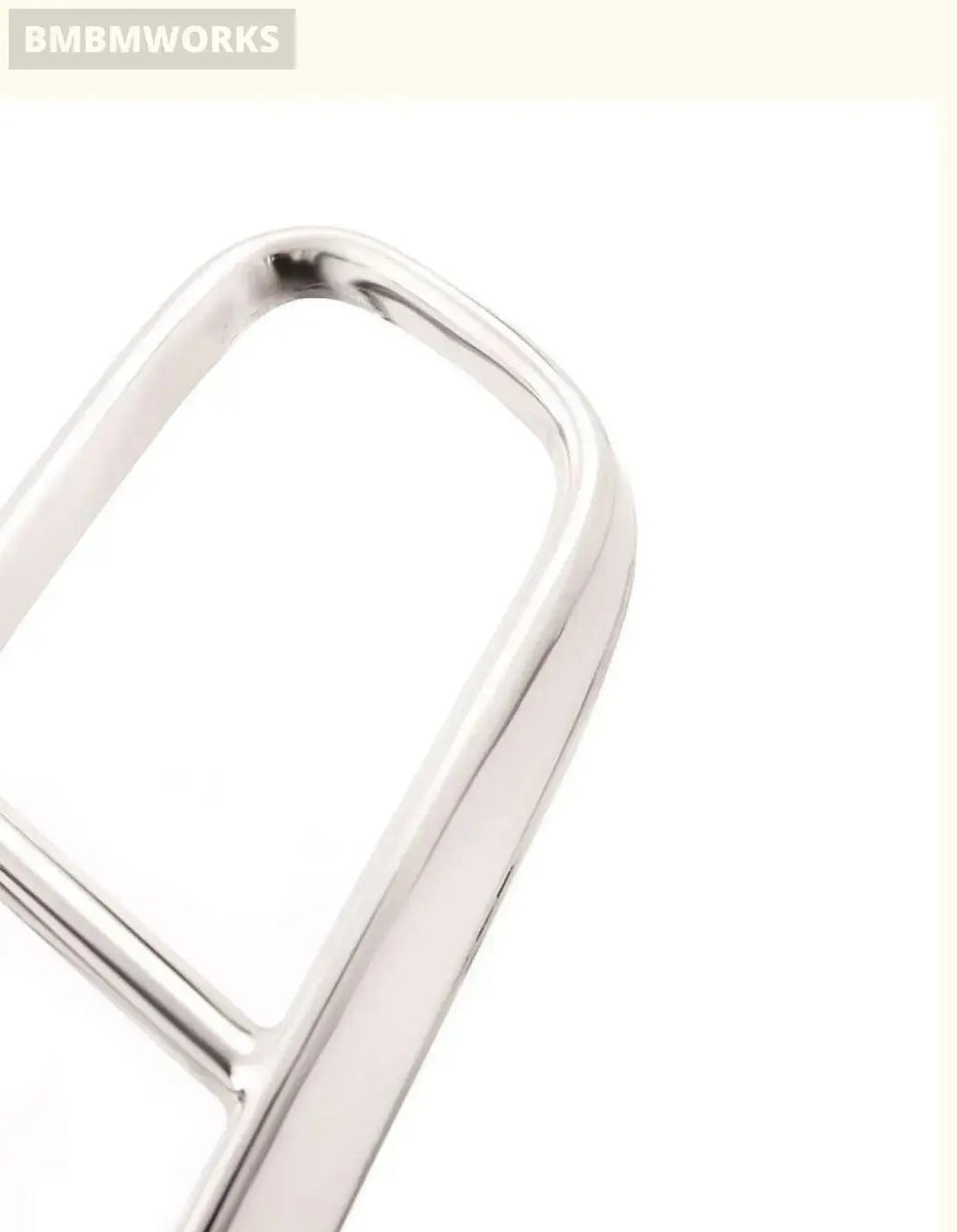 2Pcs Stainless Steel Tail Muffler Exhaust Pipe Output Cover Audi Q7 2016 2017