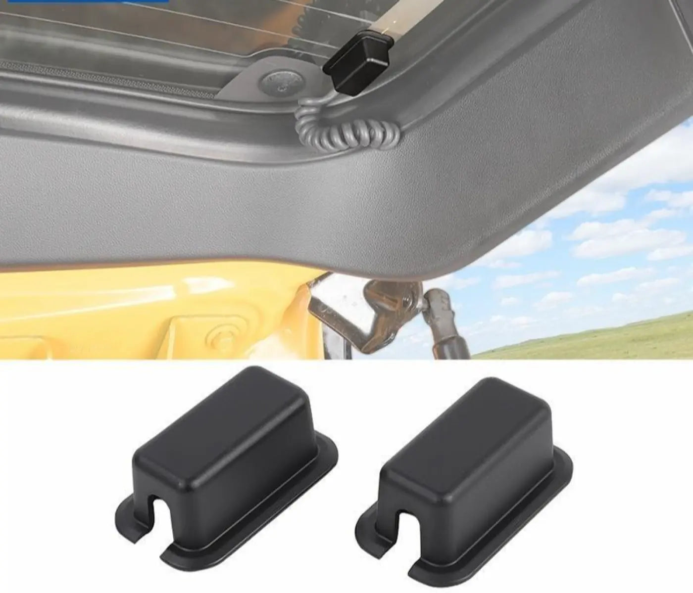 2Pcs Tailgate Heater Wire Protection Cover Ford Bronco Sport 2021 2022 2023