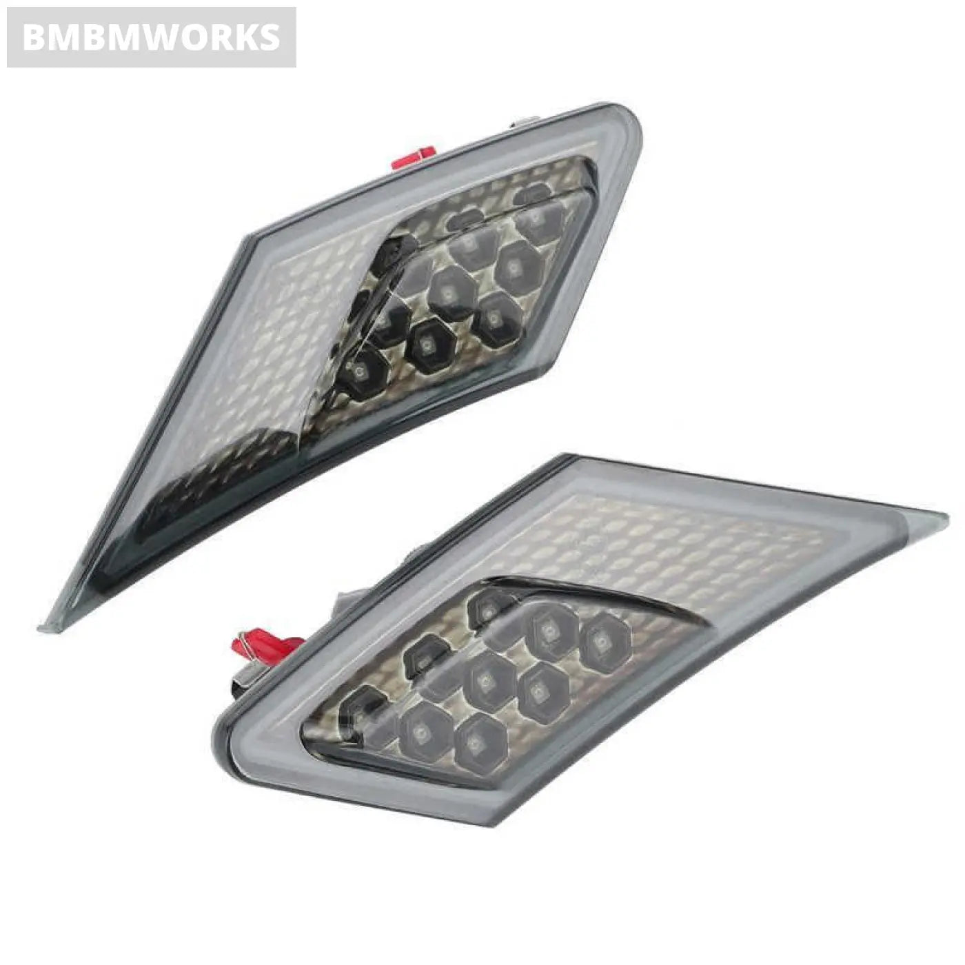 2Pcs Turn Signal Leaf Lights Smoked Lens Scion Fr‑S/Subaru Brz/Gt86 2013‑2020