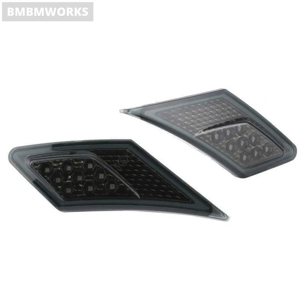 2Pcs Turn Signal Leaf Lights Smoked Lens Scion Fr‑S/Subaru Brz/Gt86 2013‑2020