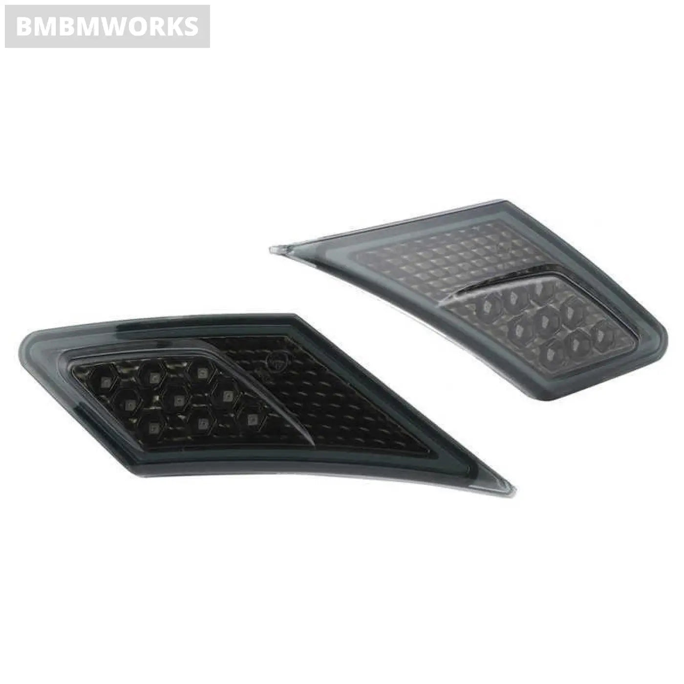 2Pcs Turn Signal Leaf Lights Smoked Lens Scion Fr‑S/Subaru Brz/Gt86 2013‑2020