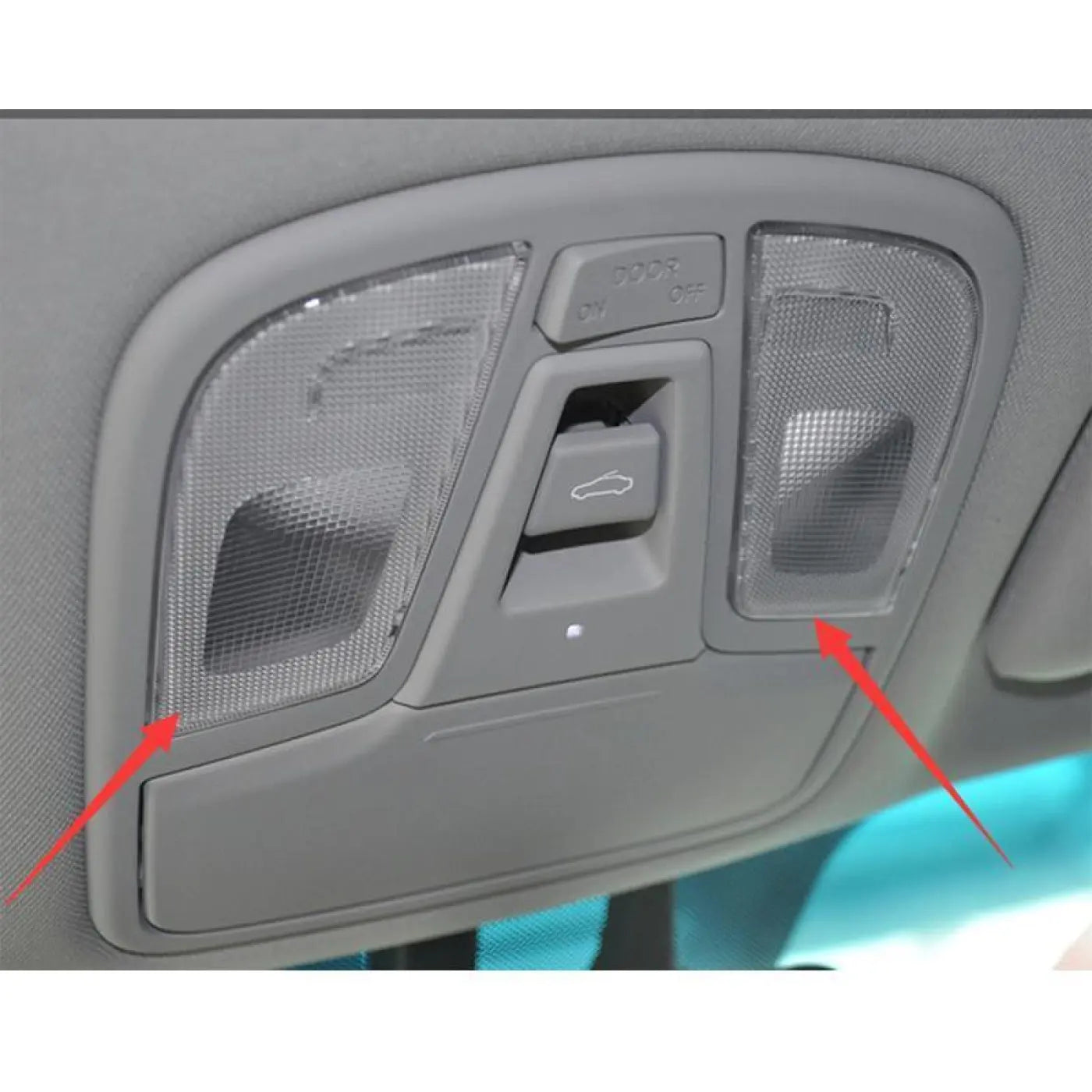 2Pcsright Left Interior Roof Map Light Lens Reading Lamp Kia K5 2011-2015 92822-