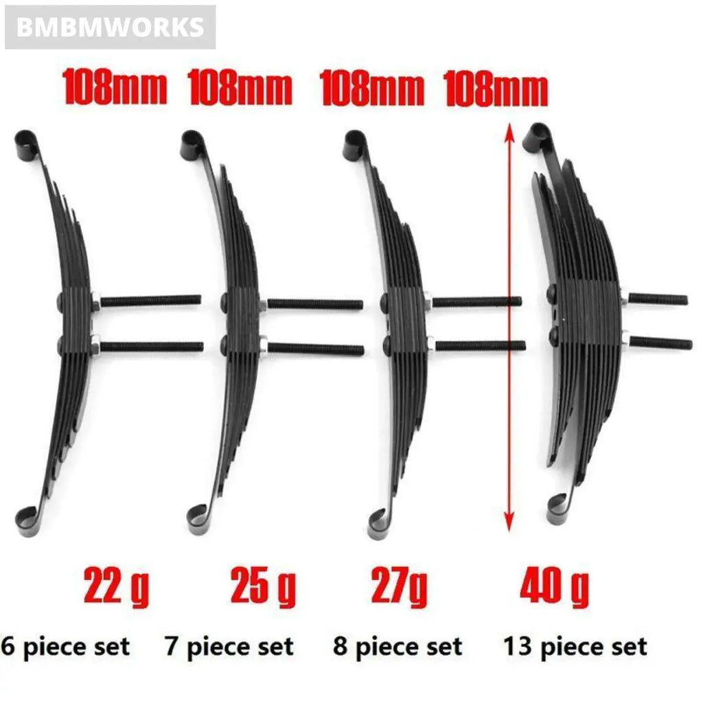 2Set Steel Leaf Springs Claas 1/14 Tamiya Rc Tractor Trailer