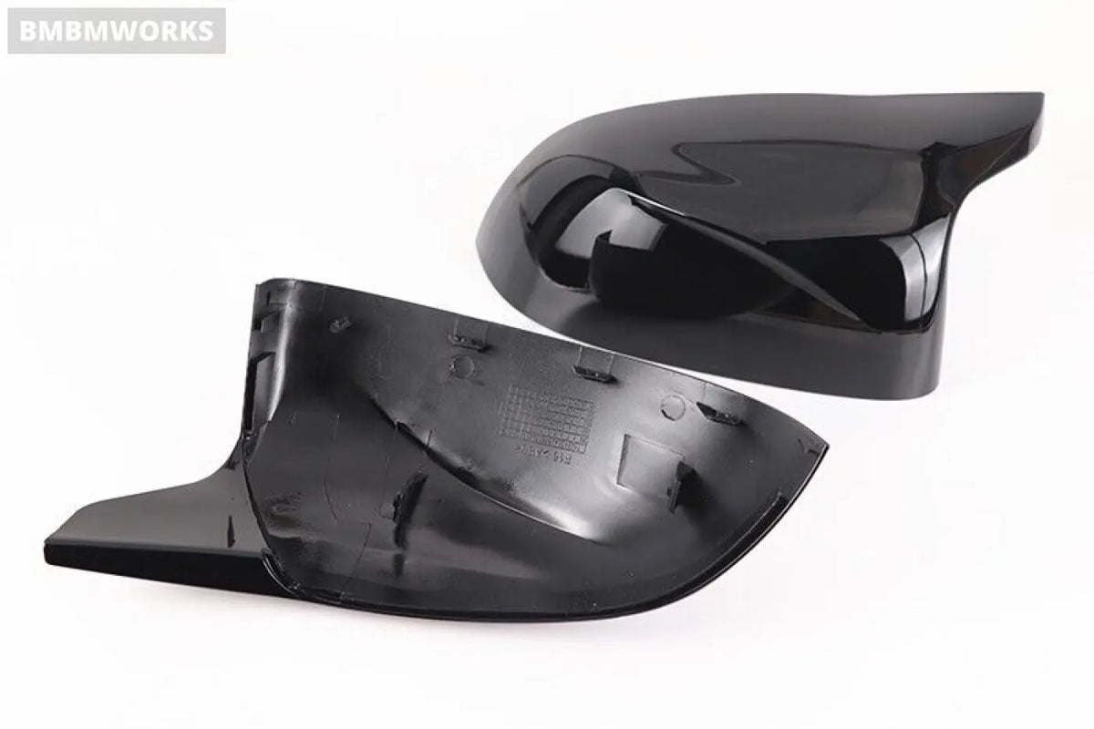 2X Black Side Rear View Mirror Covers Trim Bmw F25 X3 F26 X4 F15 X5 F16 X6