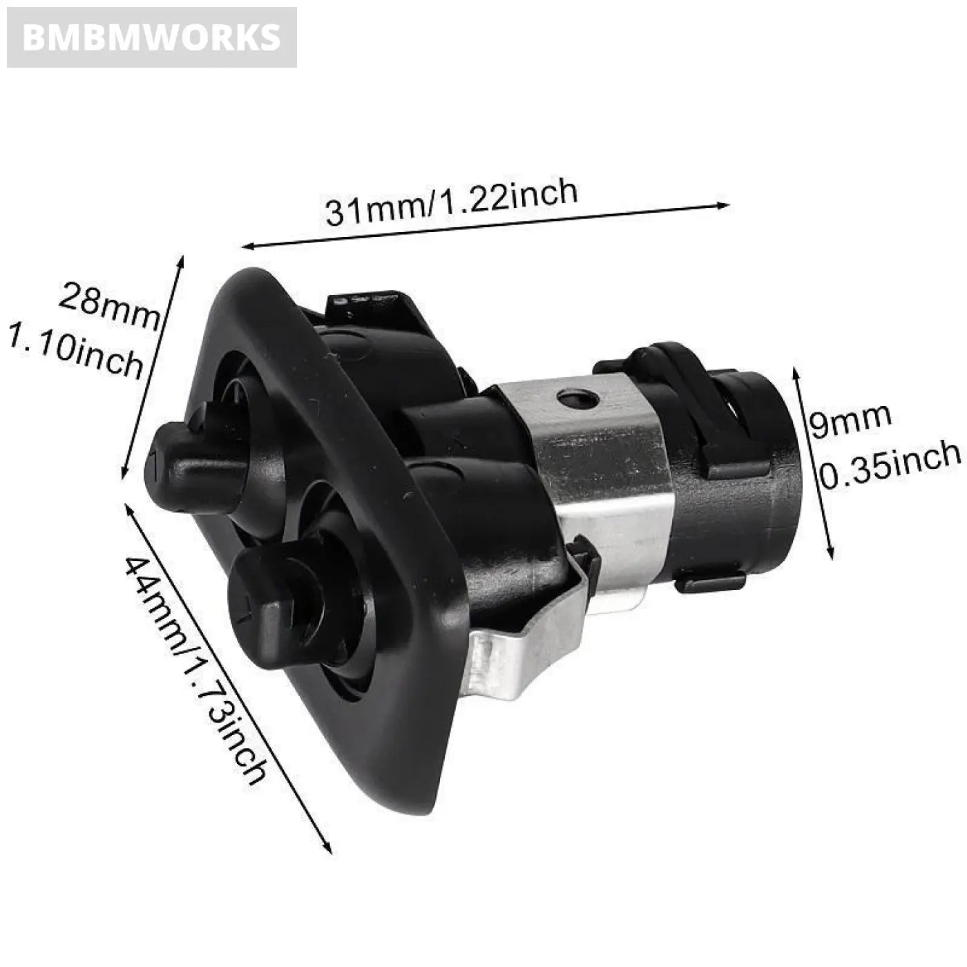 2X Bmw 5 E39 1997-2003 Replacement Headlight Washer Nozzles 61678360661 78360662