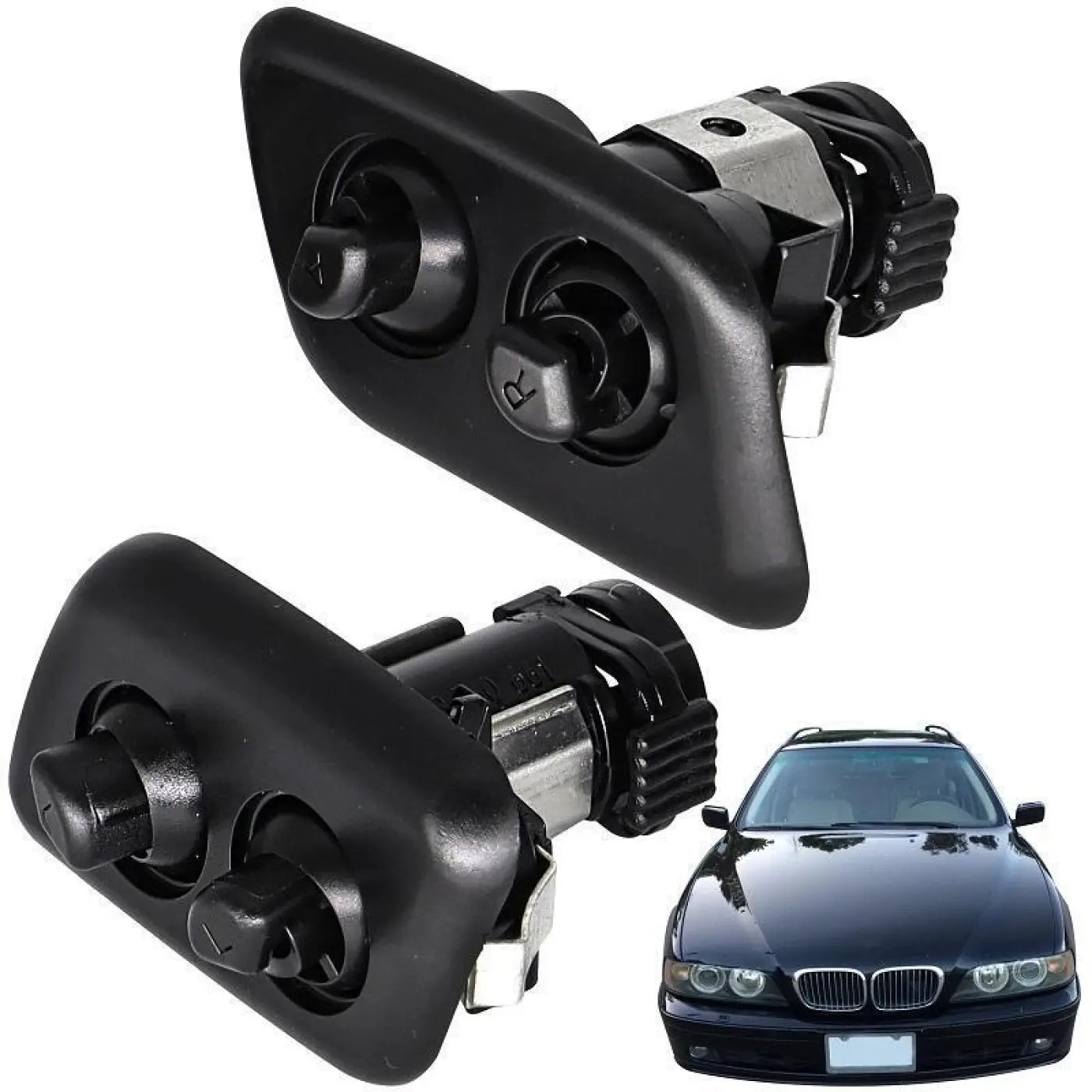 2X Bmw 5 E39 1997-2003 Replacement Headlight Washer Nozzles 61678360661 78360662