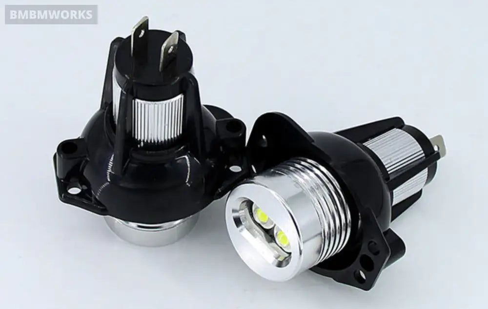 2X Bmw E90 E91 White Led Angel Eye Canbus Bulbs 2004-2008