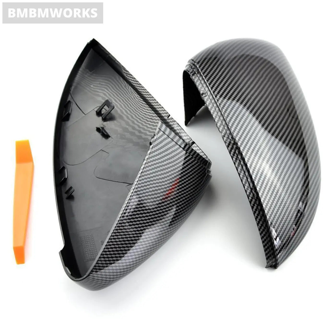 2X Carbon Fiber Mirror Caps Covers Vw Golf Mk 7 Gti 2014 2015 2016 17 2018