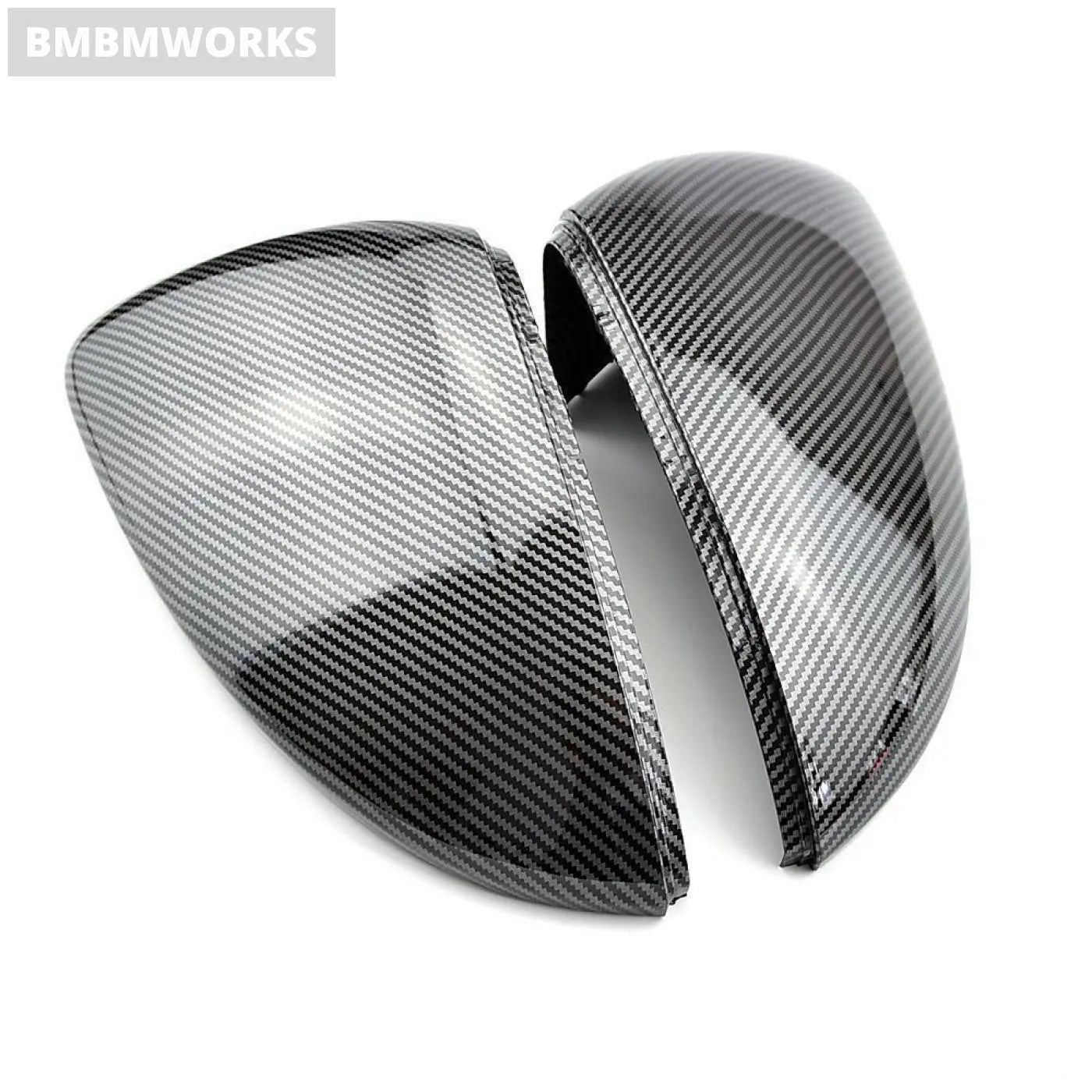 2X Carbon Fiber Mirror Caps Covers Vw Golf Mk 7 Gti 2014 2015 2016 17 2018