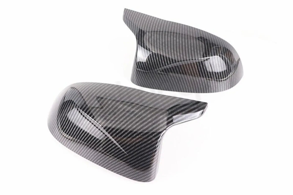 2X Carbon Side Rear View Mirror Covers Trim Bmw F25 X3 F26 X4 F15 X5 F16 X6