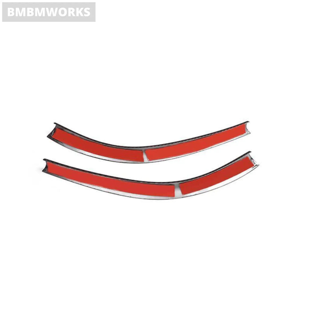 2X Center Control Panel Side Strips Cover Trim Mercedes Benz A B Cla Gla Class