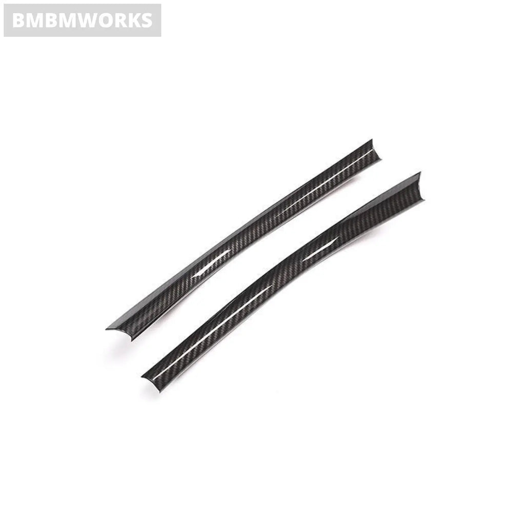 2X Center Control Panel Side Strips Cover Trim Mercedes Benz A B Cla Gla Class