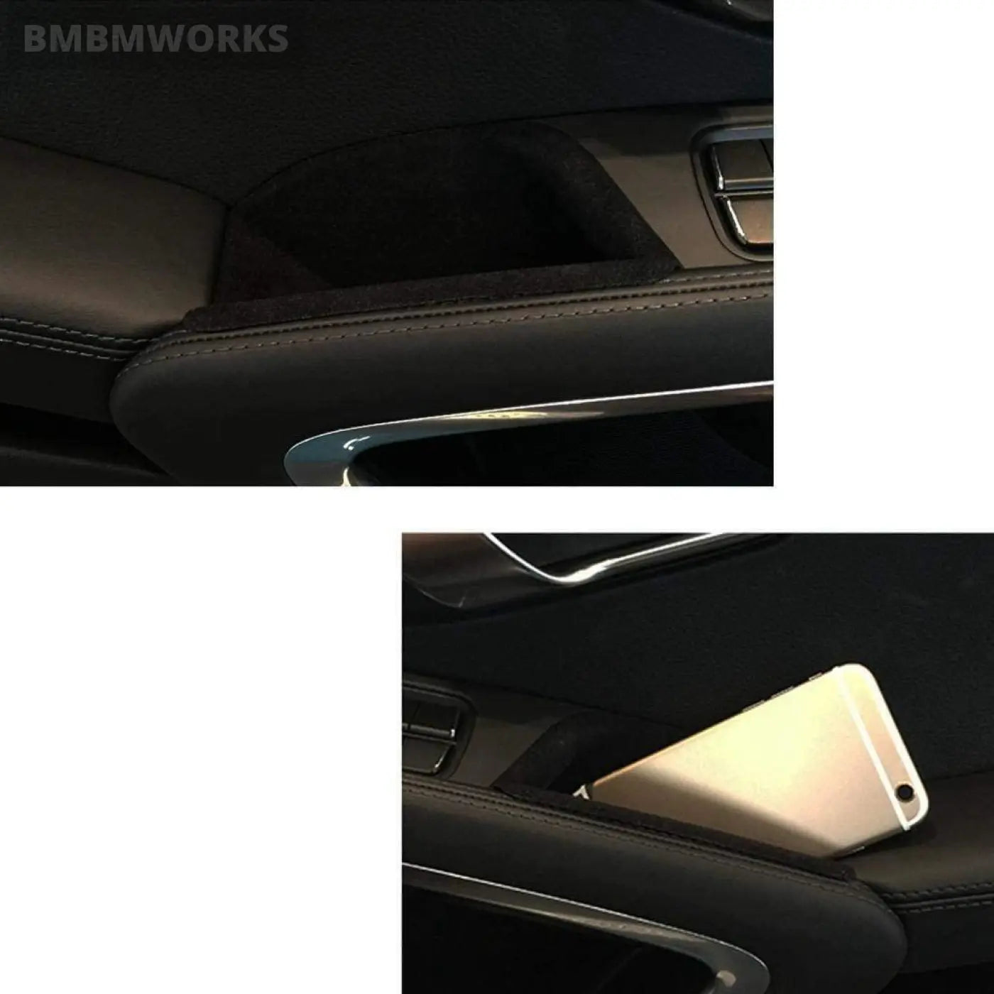2X Door Armrest Organizer Storage Box Porsche 911 Boxster Cayman 2013-2019