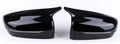 2X Gloss Black Side Mirror Cover Trim Bmw 3 4 5 7 8 G20 G21 G28 G11 G12 G30 G22